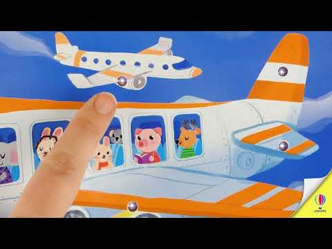 Videoclip de prezentare pentru cartea „Lights and Sounds Planes and Helicopters”, Usborne