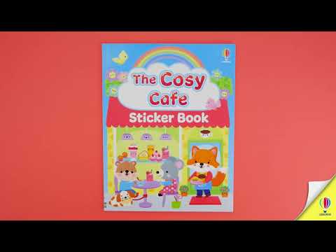 Videoclip de prezentare pentru cartea „The Cosy Cafe Sticker Book”, Usborne