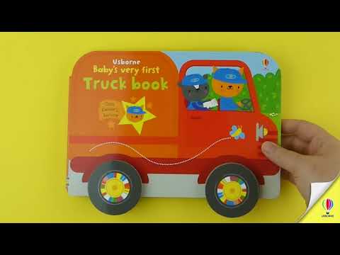 Videoclip de prezentare pentru cartea „Baby's Very First Truck Book”, Usborne