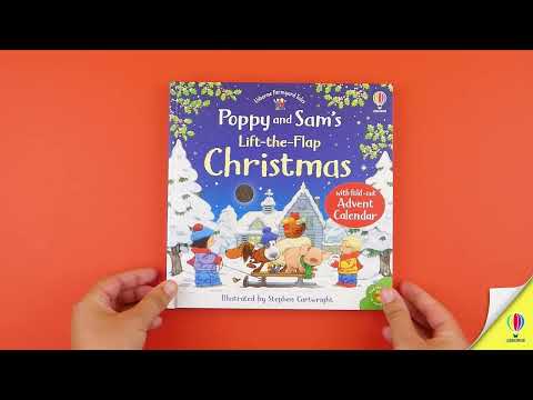Videoclip de prezentare pentru cartea „Poppy and Sam's Lift-the-Flap Christmas with Advent Calendar”, Usborne
