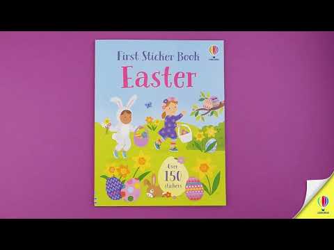 Videoclip de prezentare pentru cartea „First Sticker Book Easter”, Usborne