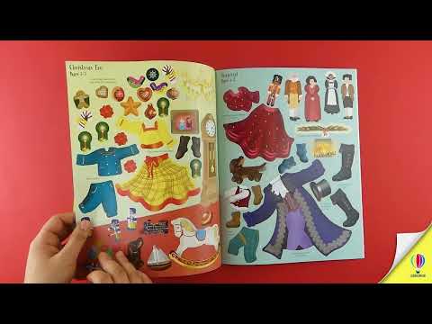 Sticker Dolly Dressing The Nutcracker – Carte cu stickere pentru copii 5+ ani, Usborne
