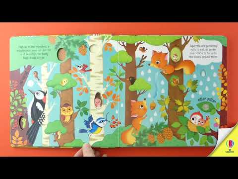 Videoclip de prezentare pentru cartea „Woodland Sounds”, Usborne