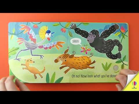 Videoclip de prezentare pentru cartea „Don't Tickle the Gorilla!”, Usborne