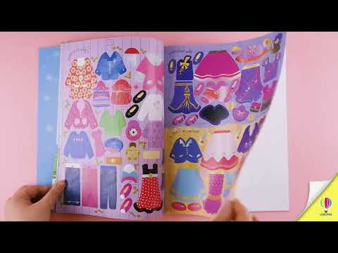 Videoclip de prezentare pentru cartea „Sticker Dolly Dressing Christmas”, Usborne