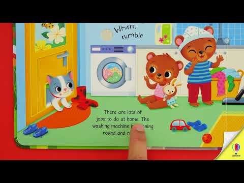 At Home Sound Book – Carte cu sunete pentru copii 12+ luni, Usborne