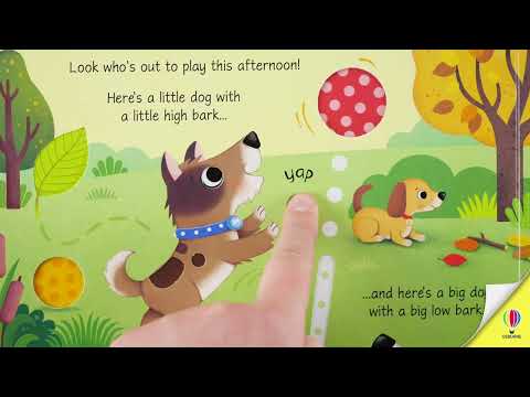 Videoclip de prezentare pentru cartea „Pets Sound Book”, Usborne