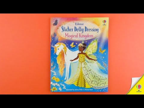 Videoclip de prezentare pentru cartea „Sticker Dolly Dressing Magical Kingdom”, Usborne