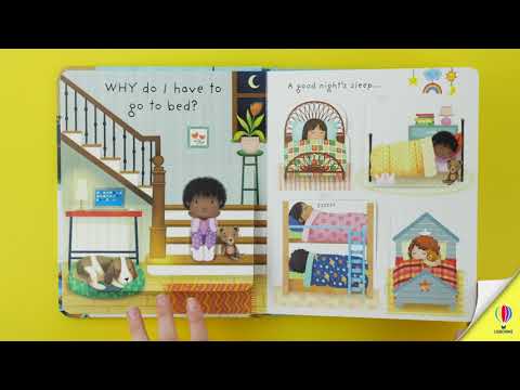 Videoclip de prezentare pentru cartea „Very First Questions and Answers Why do I have to go to bed?”, Usborne
