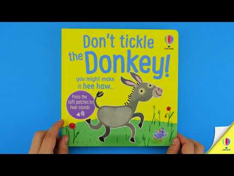 Videoclip de prezentare pentru cartea „Don't Tickle the Donkey!”, Usborne