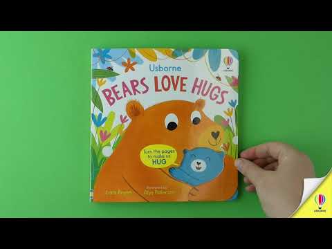 Videoclip de prezentare pentru cartea „Bears Love Hugs”, Usborne