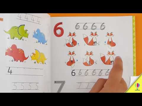Videoclip de prezentare pentru cartea „Little Wipe-Clean Numbers”, Usborne