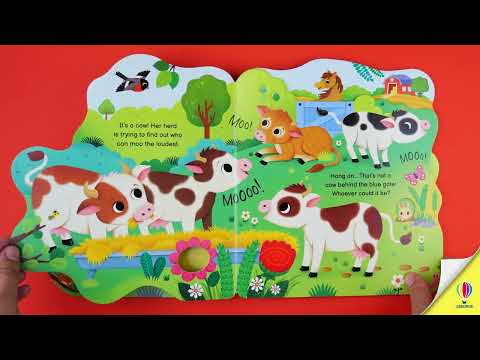 Videoclip de prezentare pentru cartea „Who's on the Farm Today?”, Usborne