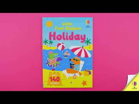 Videoclip de prezentare pentru cartea „Little First Stickers Holiday”, Usborne