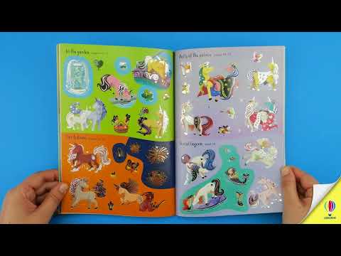 Videoclip de prezentare pentru cartea „Sparkly Unicorns Sticker Book”, Usborne