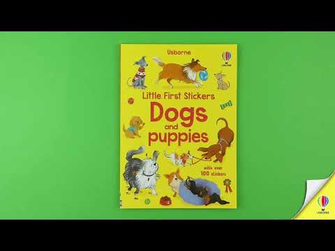 Videoclip de prezentare pentru cartea „Little First Stickers Dogs and Puppies”, Usborne