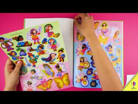 Videoclip de prezentare pentru cartea „Fairies, Pixies and Elves Sticker Book”, Usborne