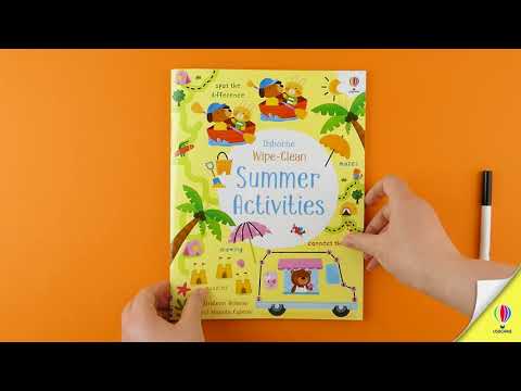 Videoclip de prezentare pentru cartea „Wipe-Clean Summer Activities”, Usborne