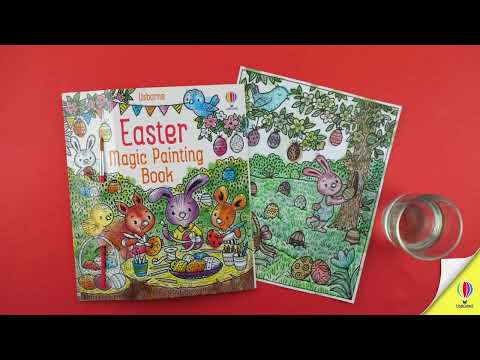 Videoclip de prezentare pentru cartea „Easter Magic Painting Book”, Usborne