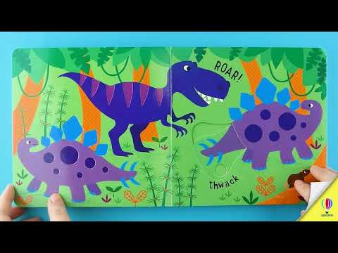 Videoclip de prezentare pentru cartea „Slide and See Dinosaurs”, Usborne