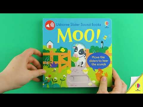 Videoclip de prezentare pentru cartea „Slider Sound Books Moo!”, Usborne