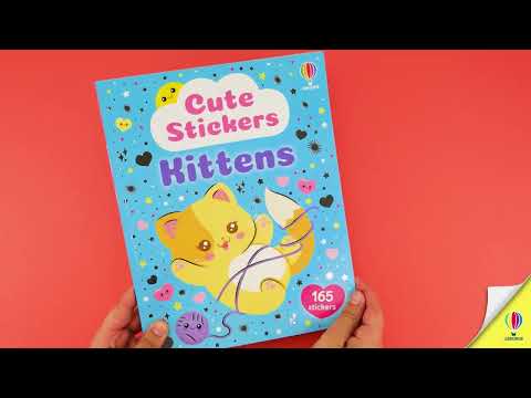 Videoclip de prezentare pentru cartea „Cute Stickers Kittens”, Usborne