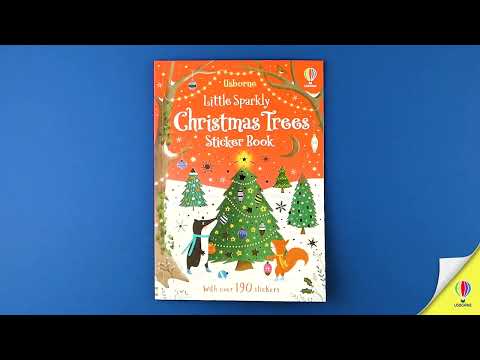 Videoclip de prezentare pentru cartea „Sparkly Christmas Trees”, Usborne