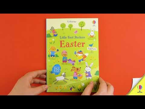 Videoclip de prezentare pentru cartea „Little First Stickers Easter”, Usborne