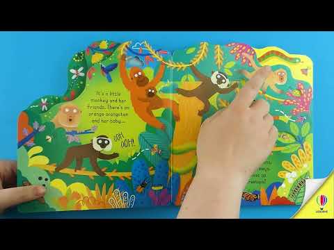 Videoclip de prezentare pentru cartea „Who's in the Jungle Today?”, Usborne