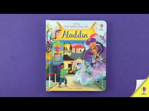 Videoclip de prezentare pentru cartea „Peep Inside a Fairy Tale Aladdin”, Usborne