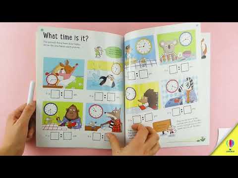 Videoclip de prezentare pentru cartea „Wipe-clean Telling the Time”, Usborne