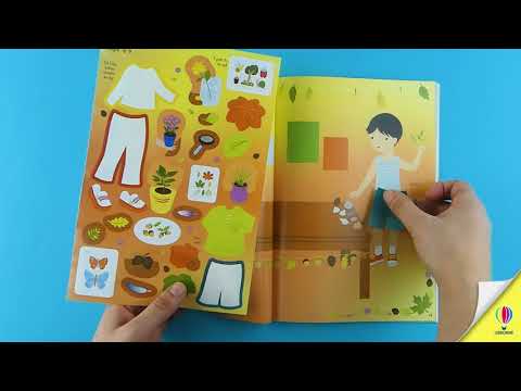 Videoclip de prezentare pentru cartea „Little Sticker Dolly Dressing Starting School”, Usborne
