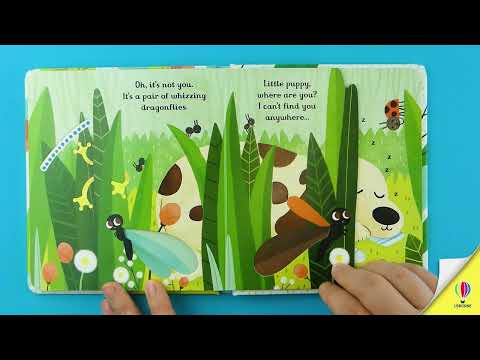 Videoclip de prezentare pentru cartea „Are You There Little Puppy?”, Usborne