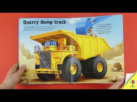 Videoclip de prezentare pentru cartea „Great Big Trucks (with great big flaps)”, Usborne
