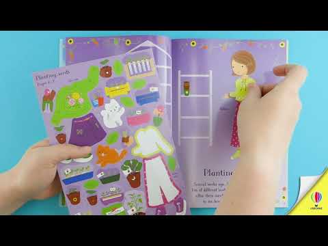Videoclip de prezentare pentru cartea „Little Sticker Dolly Dressing Easter”, Usborne