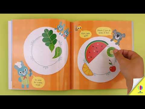 Videoclip de prezentare pentru cartea „Little Children's Sticker Book”, Usborne
