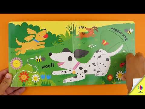 Videoclip de prezentare pentru cartea „Slide and See Pets”, Usborne