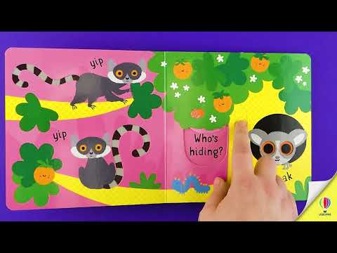 Videoclip de prezentare pentru cartea „Slide and See Animals”, Usborne