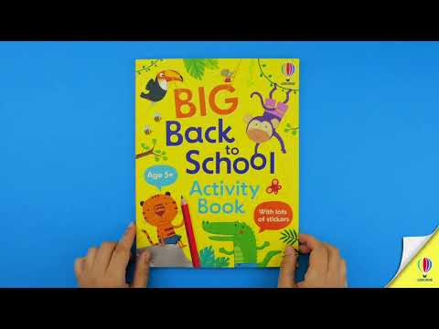 Videoclip de prezentare pentru cartea „Big Back to School Activity Book”, Usborne