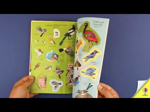 Videoclip de prezentare pentru cartea „Little First Stickers Birds”, Usborne