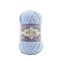 Fir catifelat Alize Velluto 218, bleu deschis – 100 g / 68 m